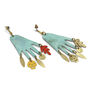 Magic hand brass earrings by Sibilia